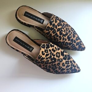 Leopard Mules by Steve